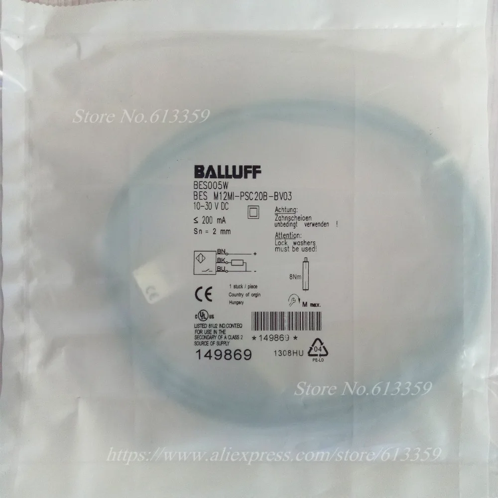 ONE NEW BALLUFF Proximity Switch BES BES M12MI-PSC20B-BV03
