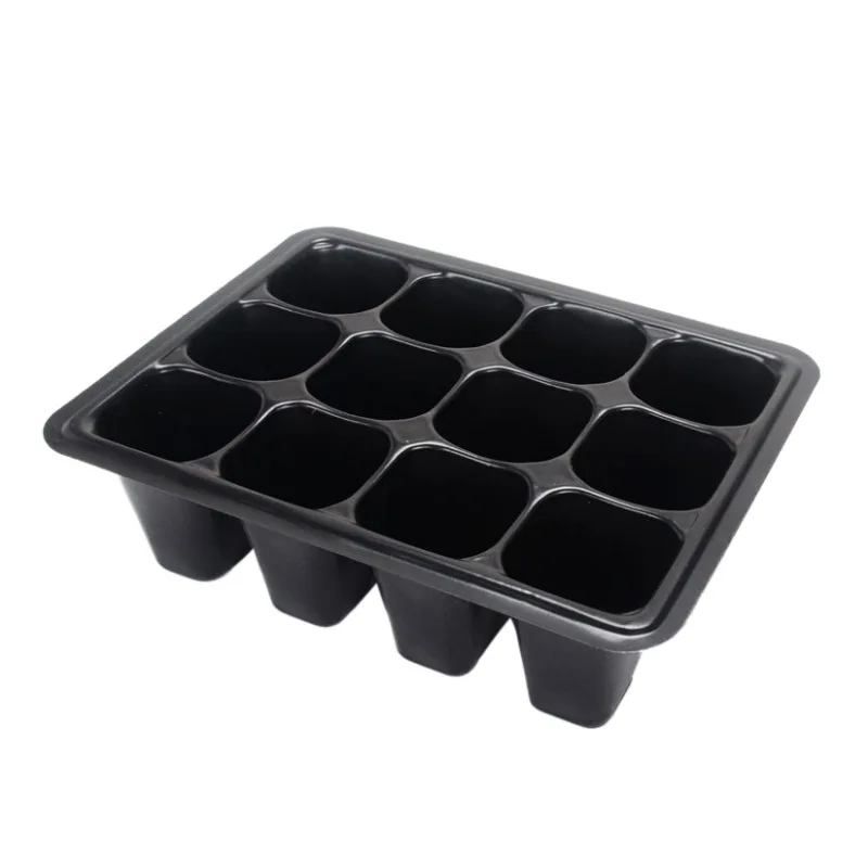 Костюм из 3 предметов 6 или 12 отверстий ячеек сочные Пластик горшок для рассады коробка семя набор лотков теплый пар сохранения растений ящик для проращивания