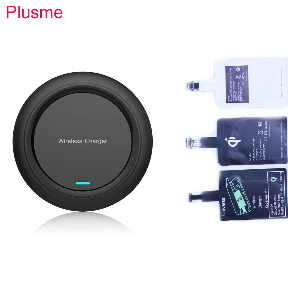 

Transmitter Charger Adapter Qi Wireless Charging Kit Receiver Pad Coil Type-C For iPhone X 8 for Samsung Galaxy S9 Huawei Xiaomi