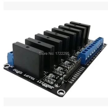 

Free Shipping 10PCS 5V 8-Way High Level Trigger Solid State Relay Module 250V2A 8 Channel OMRON Level Solid State Relay Module