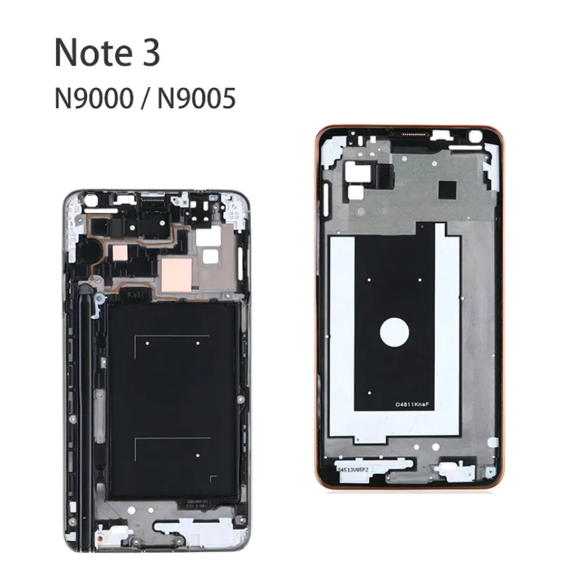 Для samsung Galaxy note3/N900 Note 3 N9005 средний корпус средней рамы с пластиной ободок крышка чехол запасные части Ремонт Часть
