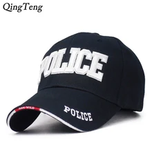 Вышитая полицейская Кепка s мужская уличная спортивная бейсбольная кепка SWAT армейская Кепка с надписью Trucker Gorras Женская Кепка Snapback Bone