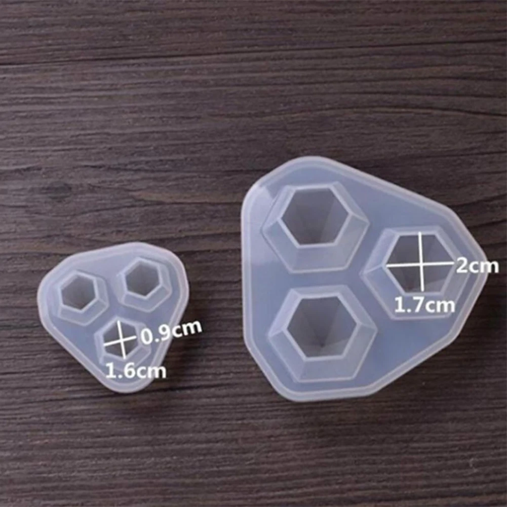 Новая форма алмаза силиконовая форма для изготовления ювелирных изделий DIY Смола литье Ремесло Плесень инструмент