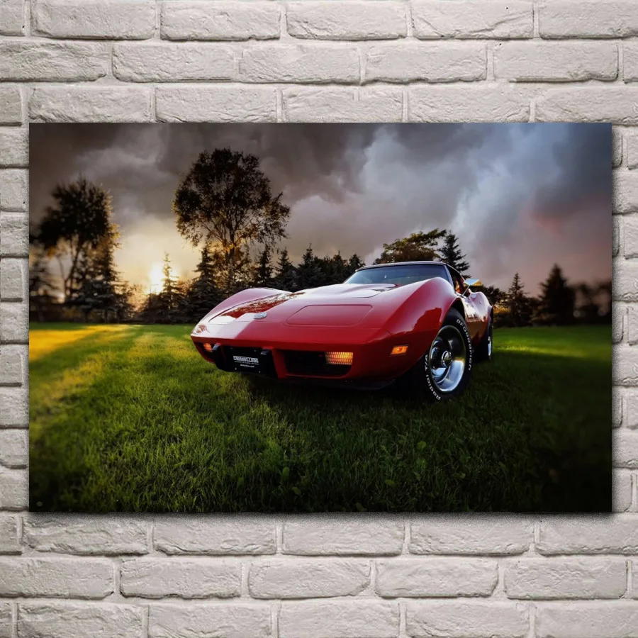Selective cool sports car beautiful vehicle artwork living room home
