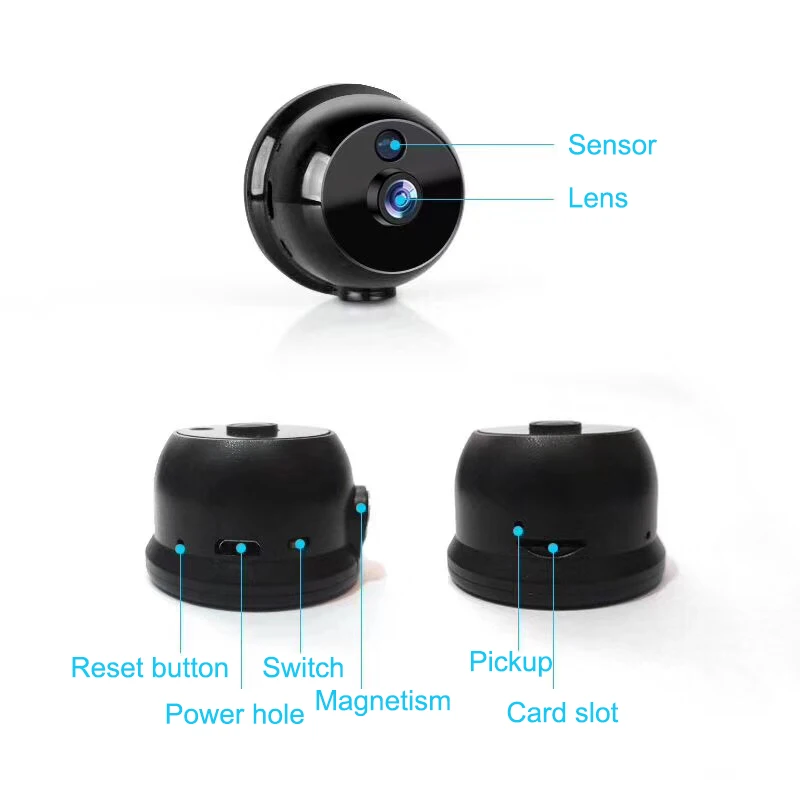 IMPORX 1080P IP камера Мини HD домашняя WIFI беспроводная безопасность CCTV TF карта DV видео