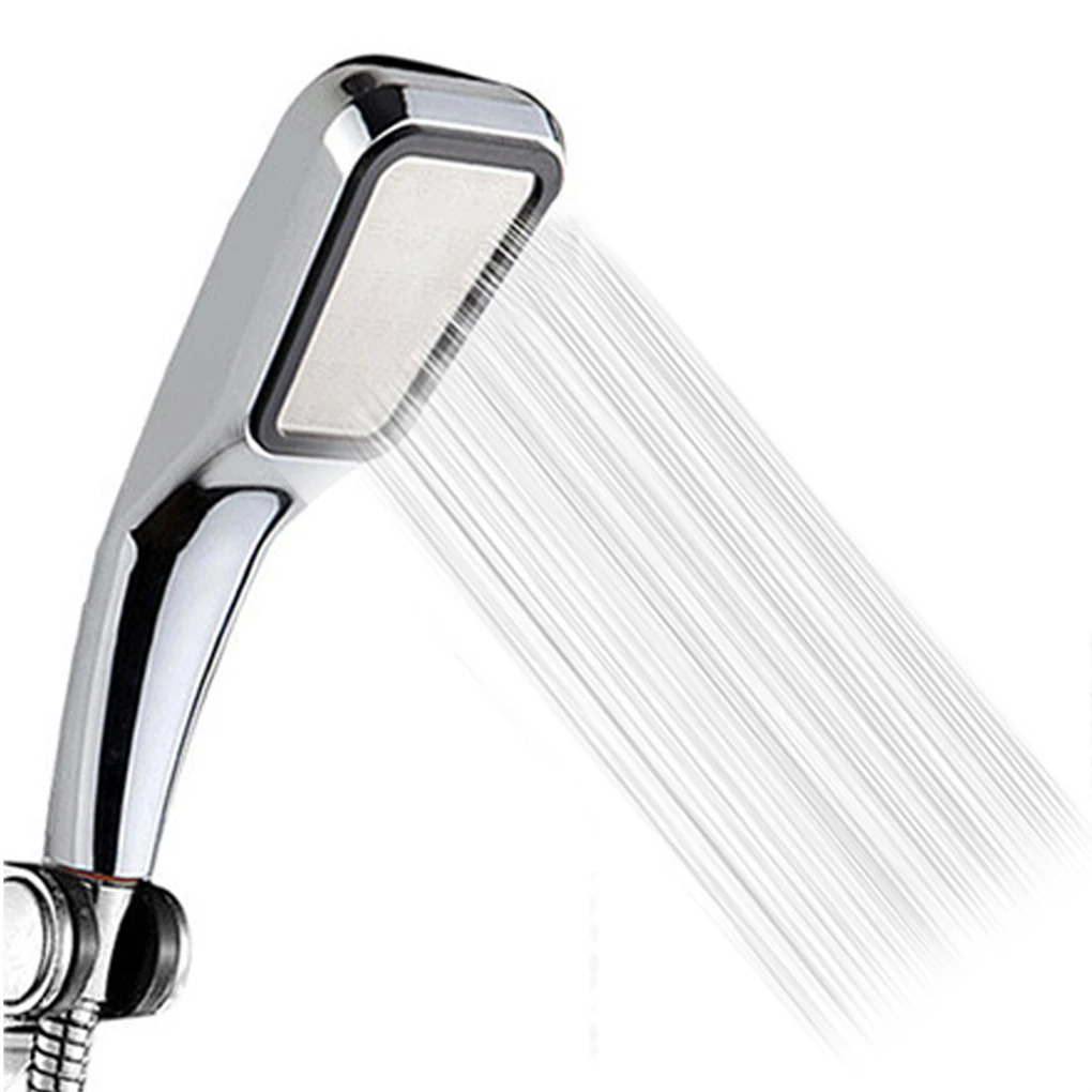 300 отверстие Водосберегающие герметичный душевая головка ABS с хромированный, для ванной комнаты ручной душ воды Booster Насадки для душа