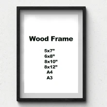 Природа твердая простая деревянная рамка А4 А3 черно-белая деревянная цветная фоторамка с ковриками для настенного монтажа в комплекте