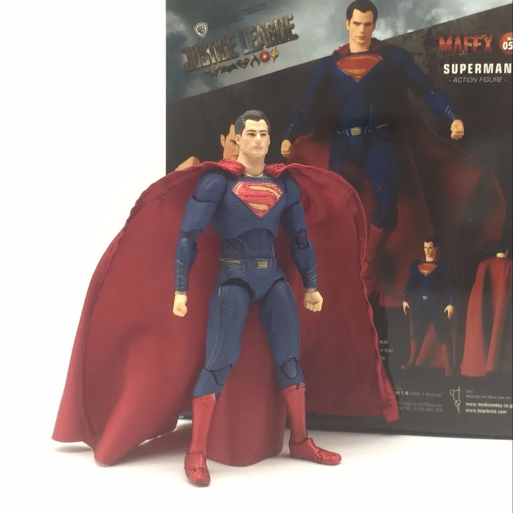 Justice League Mafex Batman Maf 056 Flash 058 Wonder Woman 048 Superman 057 Spiderman 047 Actionfigur Spielzeugpuppe (40)