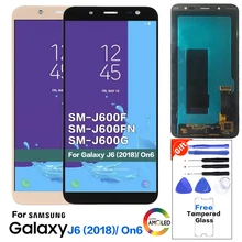 Для samsung Galaxy J6 SM-J600F J600FN ЖК-дисплей Замена экрана для samsung On6 SM-J600G ЖК-дисплей