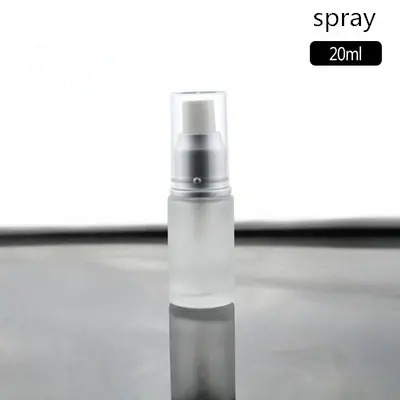 spary 20ml 5 г/10 г 15 мл/20 мл/30 мл/50 мл/80 мл/100 мл/120 мл флаконы с распылителем, стеклянные флаконы для духов, банки для крема под давлением - Цвет: spary 20ml