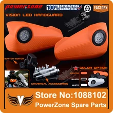 Mostorcycle видения led рукавицы Рука гвардии с легким Fit супермото для KTM ADV Duke LC4 200 640 690 990 SMR бесплатная доставка