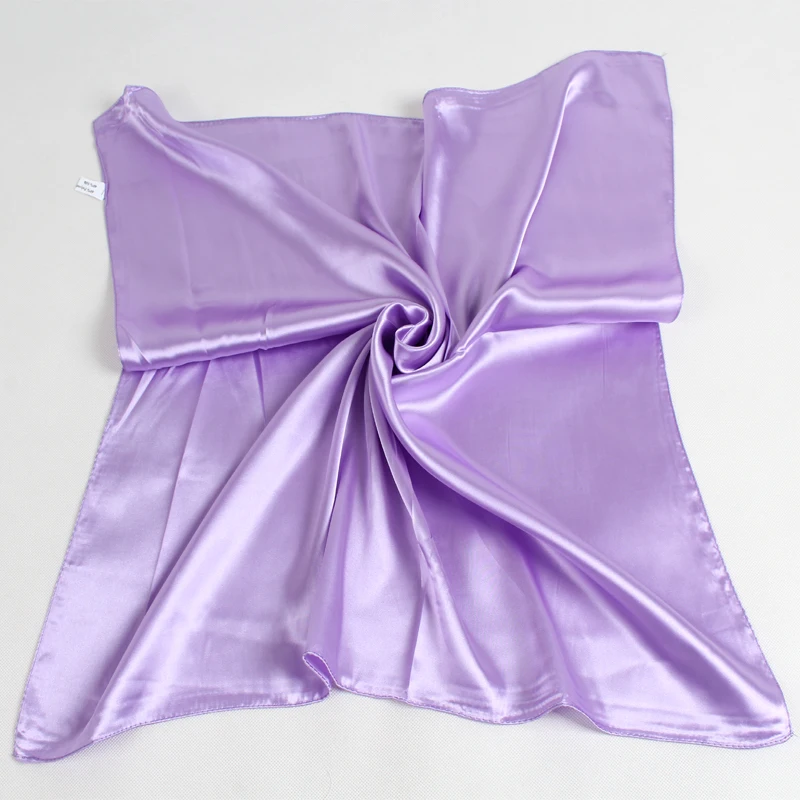 New Design Woman Silk Scarf 60*60cm Square Satin Scarves for Women Head Scarf for Hair Silk hair scarf for sleeping