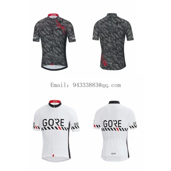 

GORE 2019 summer men short sleeve jersey MTB bike breathable tights triathlon equipment profession bicycle team clothing custom