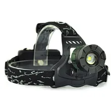 Масштабируемый 2000 люмен CREE XML T6 светодиодный налобный фонарь, велосипедный головной светильник, Головной фонарь, лампа для рыбалки, кемпинга, велоспорта, светильник