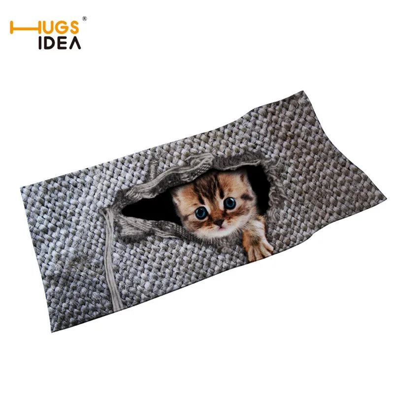 HUGSIDEA прекрасный 3D животного Мышь кошка печать пляжные Полотенца s суперабсорбирующих домашний текстиль Microfibra Toalla для ванны/лица /Spa Полотенца - Цвет: CA5425