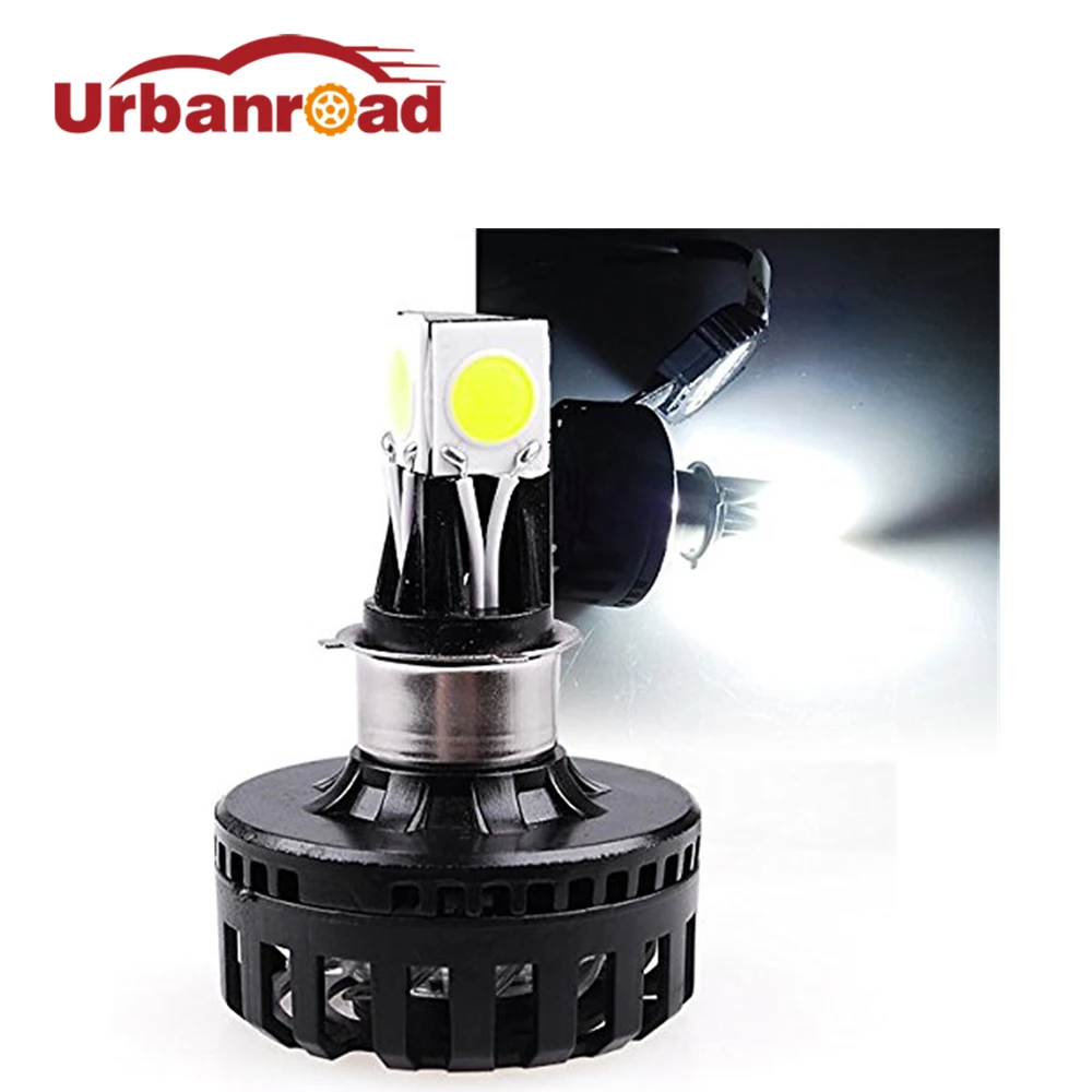 

h4 12v Led Motorcycle Headlight Bulb Hi/Lo High Low Beam 18W 1800LM h4 Ba20d h6 H7 Motorbike Bicycle Bike Headlamp Fog Lights