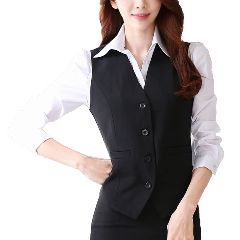 2015 Professional Women s Formal Vest Female Suit Waistcoat Office 2015-professional-women-s-formal-vest-female-suit-waistcoat-office