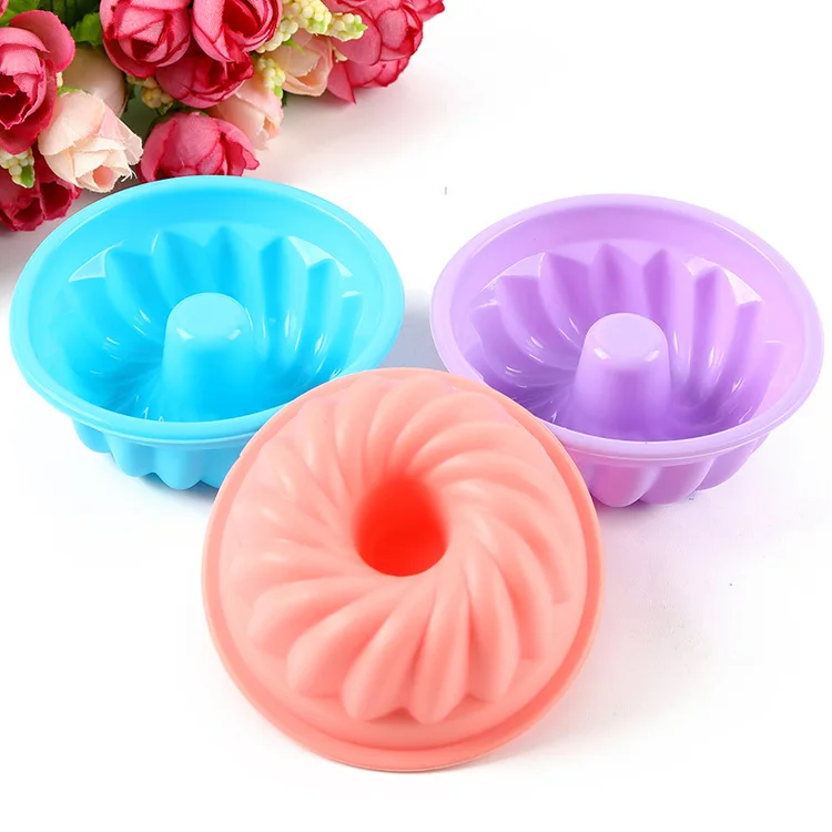 12 Pack ,Non Stick 3 inch Bundt Pan, Silicone Muffin pan, Silicone Cake
