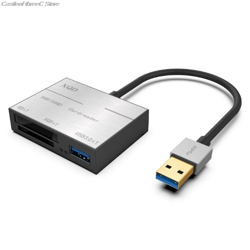High Speed Aluminium Alloy Camera Photos Card Reader USB3 0 2 0 XQD Portable Flash Memory 1
