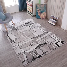 Современный художественный геометрический Коврик прямоугольная спальня гостиная домашний большой ковер
