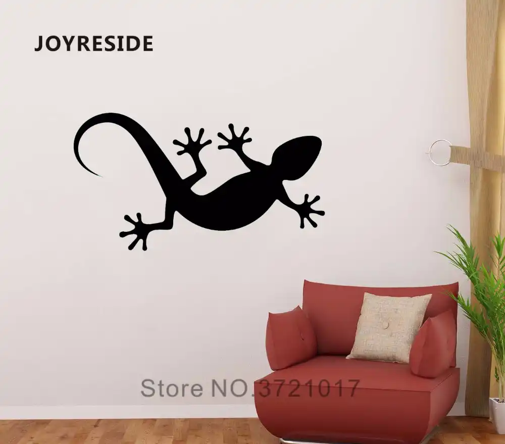 Joyreside Animal Reptil Pared Tropical Lagarto Etiqueta Engomada