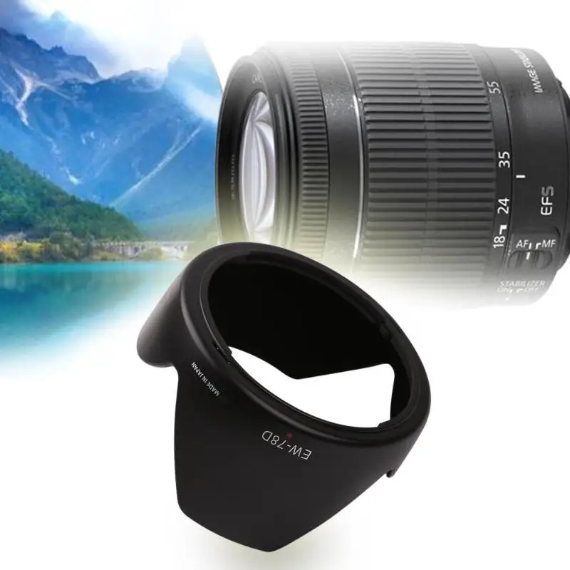 Байонетное крепление EW-78D Камера бленда Для Cannon EF-S 18-200 мм f/3,5-5,6 IS