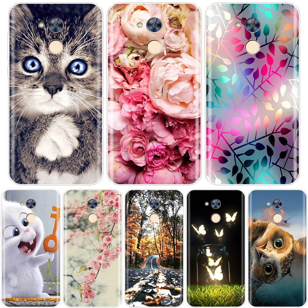 

Phone Case For Huawei Honor 6A 6X 6C Pro Soft Silicone TPU new fashion Painted Back Cover For Huawei Honor 5C 5X 4C 4X Case