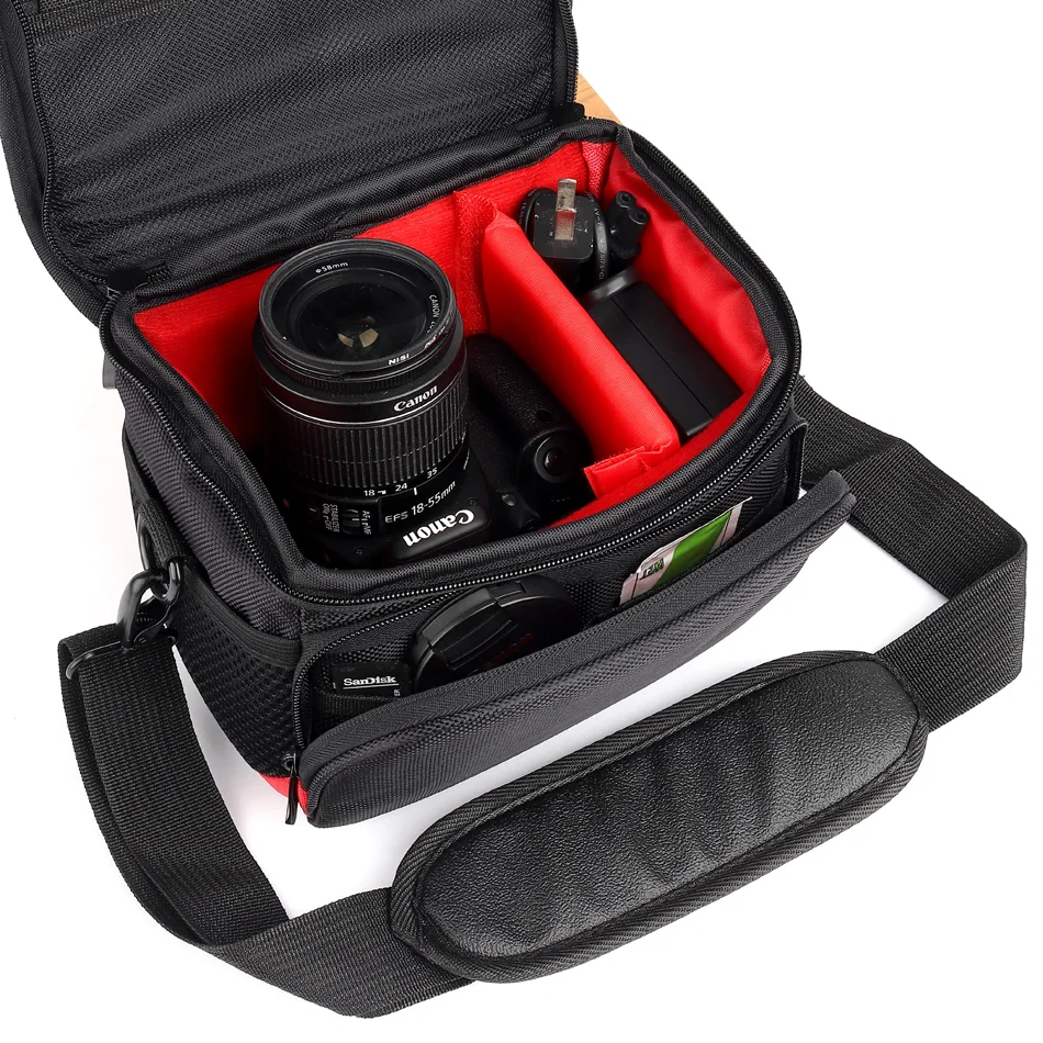 Сумка для камеры DSLR чехол Canon EOS Rebel T7 T7i T6i T6s T6 T5i T5 T4i T3i T3 T2i T1i XTi XSi XT XS SX60 SX50 SX40 SX540 SX530