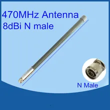 OSHINVOY UHF 470MHz всенаправленная антенна из стекловолокна N male антенна из стекловолокна 470M Внешняя станция Базовая антенна 470MHz 8dBI