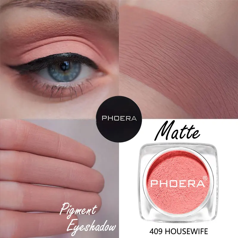 PHOERA Новые матовые тени для век Pallete 12 цветов натуральные бархатистые гладкие водонепроницаемые тени для век Косметическая Палетка Косметика TSLM2