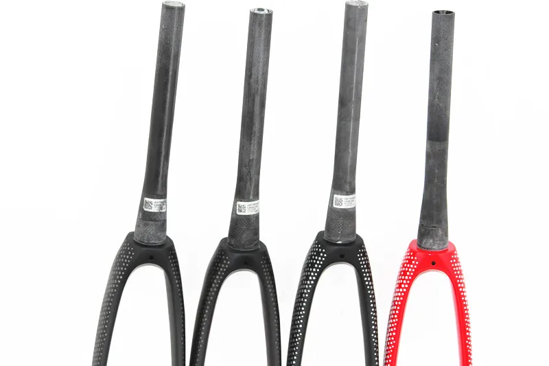700C 1 1/8 matt/glossy 3K 1K V Brake carbon road bicycle fork Front
