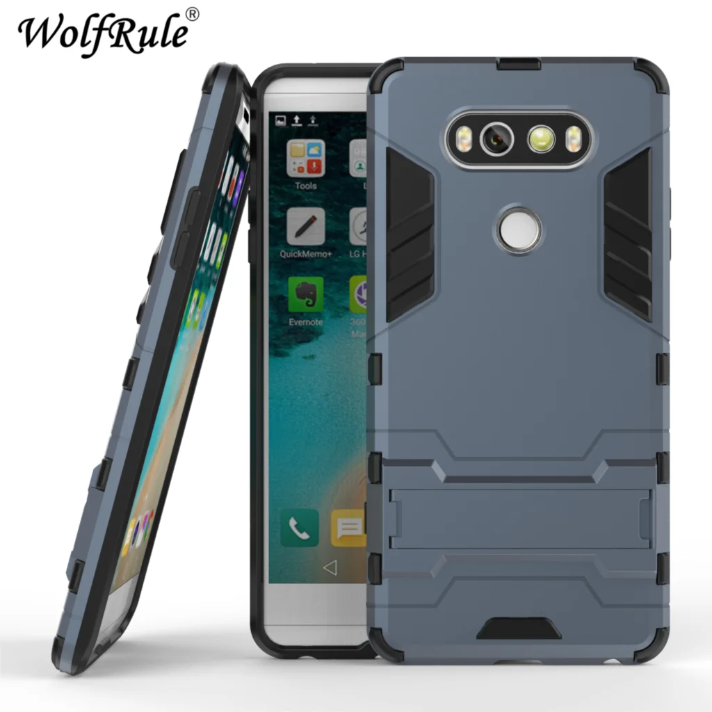 

For Cover LG V20 Case LG V20 Silicone Rubber Robot Armor Hard Back Phone Cover Case for LG V20 Dual H990DS/H990N H990ds 5.7 inch