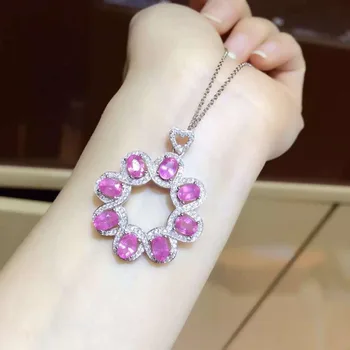 

2017 Collares Qi Xuan_Pink Stone Fashion Pendant Necklace_Real Fashion Necklace_Quality Guaranteed_Manufacturer Directly Sales
