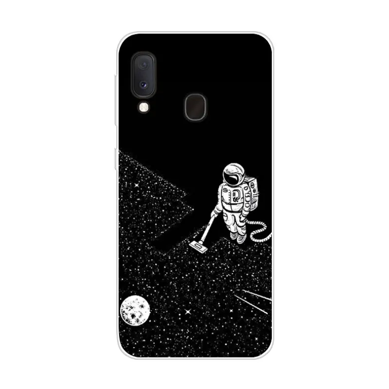 для samsung A20E Чехол силиконовый мягкий ТПУ чехол телефона с принтом льва Galaxy A202F A 20E