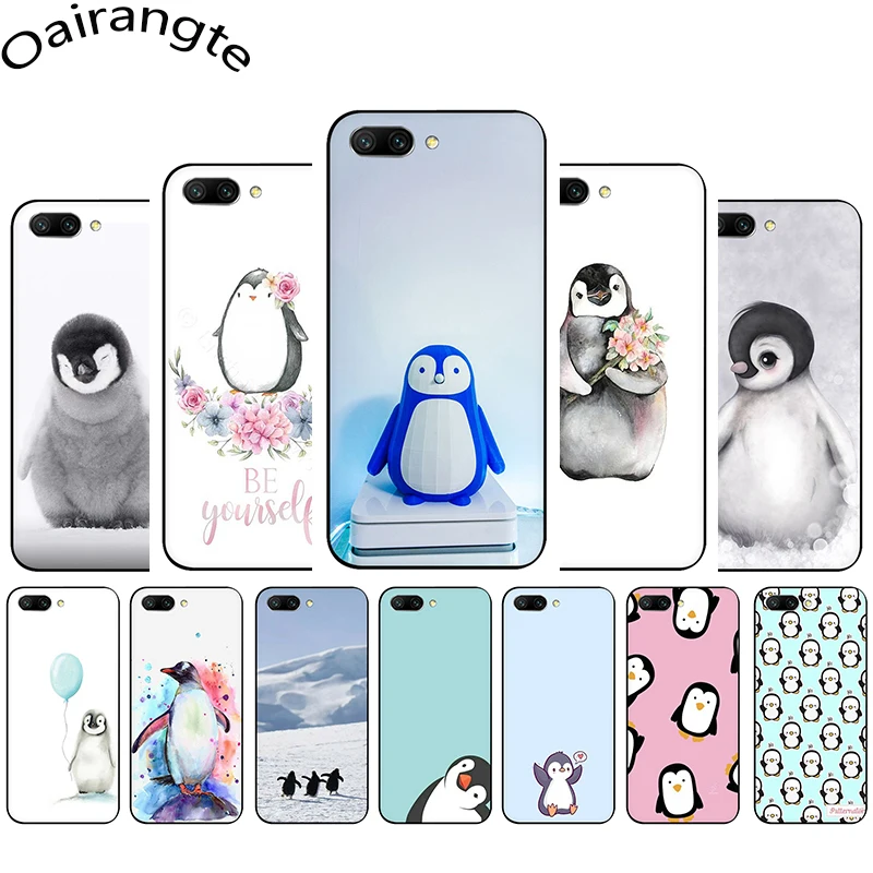 

Baby Penguin cute Soft Silicone Phone case for Huawei Honor 6A 7A 7C 7X 8C 8X 8 9 10 Lite view 20 9X Pro