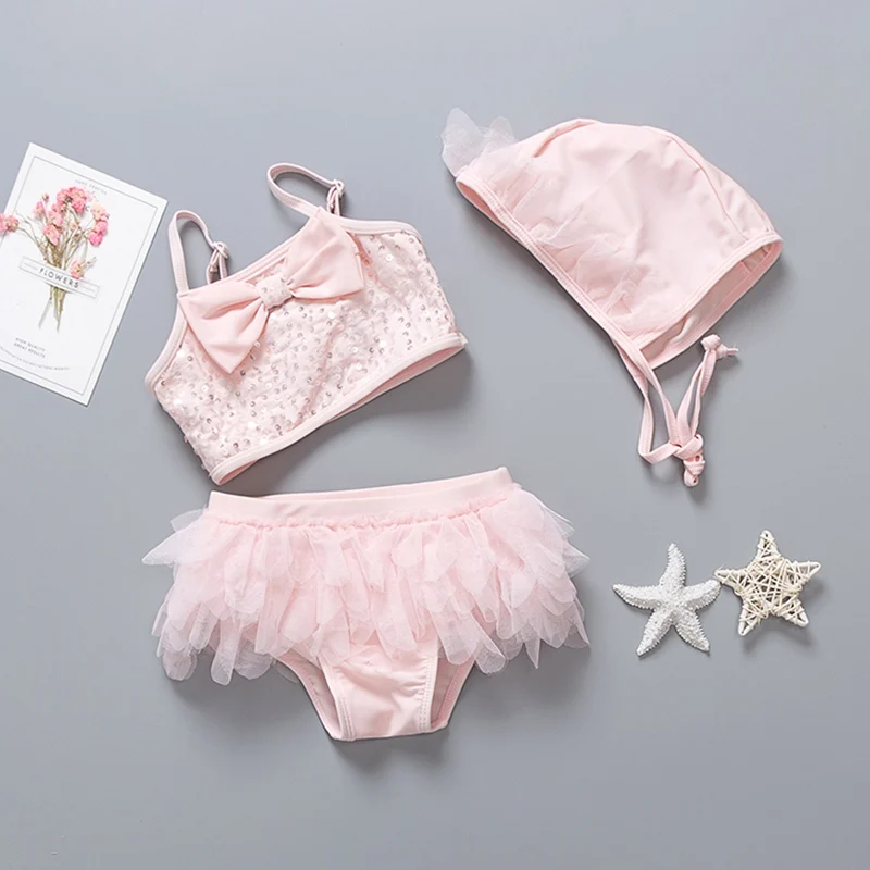 

Children Swimwear Girls Swimsuit Baby Kids Biquini Tankini Swimsuit 2019 New Summer Two Pieces Separate Bathing Suit Beach Wear