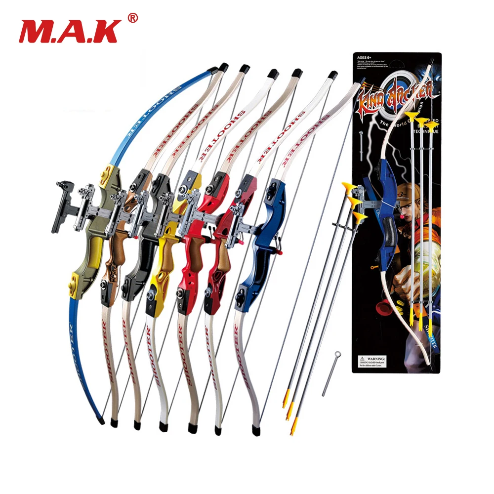 Setas para Crianças Esportes ao ar Jogo de Tiro Arcos com 3 Cores Enviar Otário Recurvo Pçs Scuker Livre Caça Prática 7 4 Cheap Arco e flecha