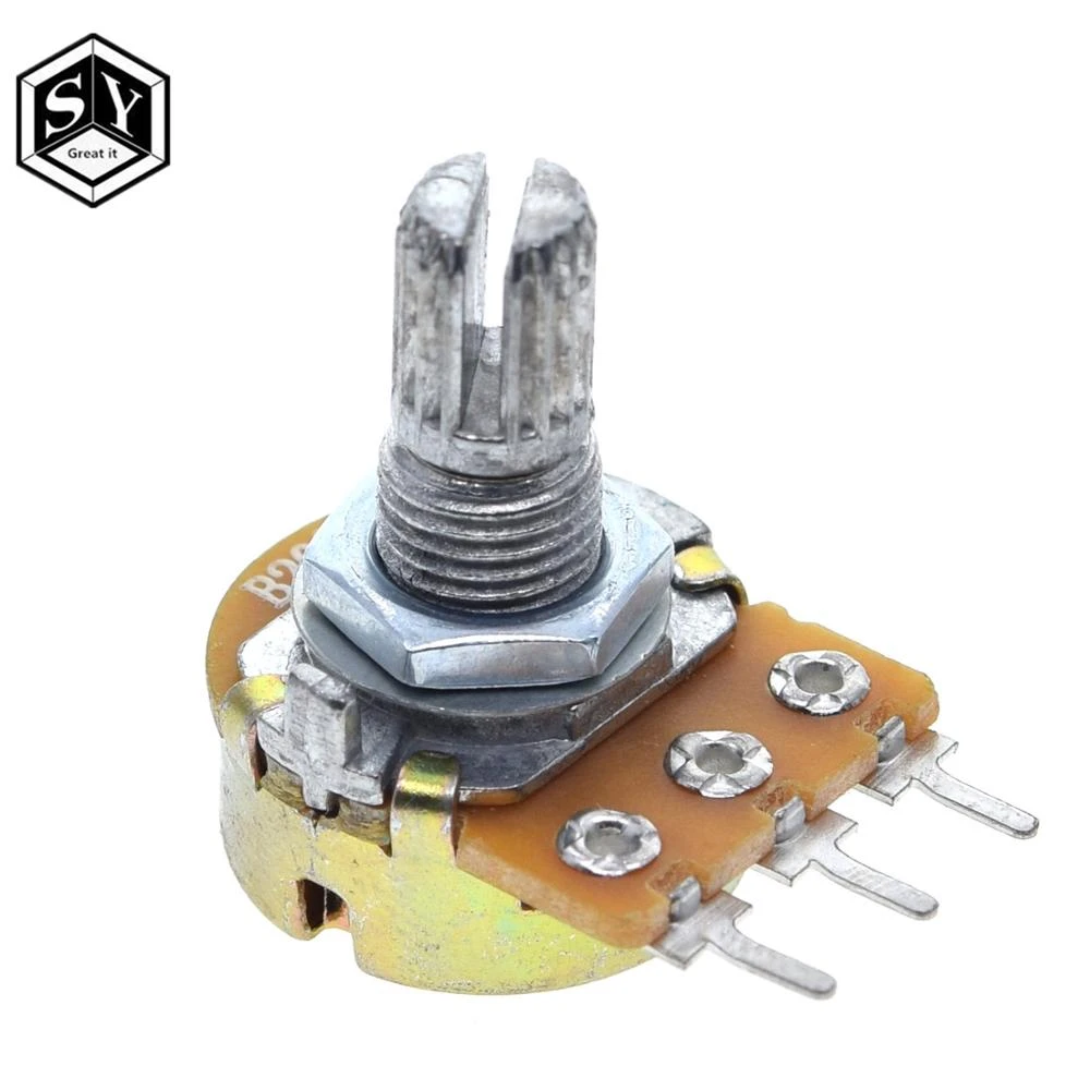 WH148 B500K Linear Pot Adjustable Rotary Potentiometer Variable Resistor 15mm 50pcs/Lot WH148 B500K Linear Pot Adjustable Rotary Potentiometer Variable Resistor 15mm 50pcs/Lot