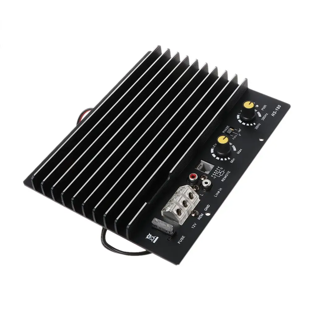 Placa de amplificador de Audio de coche HS-180 Módulo de circuito de Subwoofer de alta potencia Placa de amplificador de Audio de coche HS-180 Módulo de circuito de Subwoofer de alta potencia