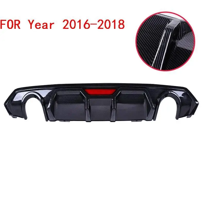 Number 12 Automovil внешние запчасти аксессуары авто аксессуары тюнинг Автомобильный задний диффузор Передние Губы бамперы 16 17 18 для Honda Civic - Цвет: Number 12