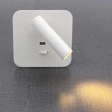 Zerouno CREE светодиодный светильник 220 В 110 В Светодиодный точечный светильник s 2 Вт светодиодный s USB зарядное устройство изголовье лампы для отеля дома кровать комната Светильник