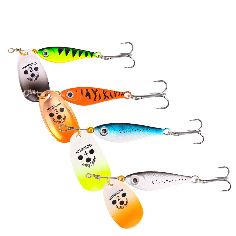 

Bionic Lure Fishing Bait Fish Shaped Bionic Bait Spinner Sequin Sinking 3D Eyes Baits FI-19ING
