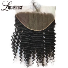 13x6 фронтальная кружевная застежка с волосами младенца бразильские Remy человеческие волосы предварительно сорвал уха до уха Кружева Фронтальная с 6 дюймов глубокий распорка