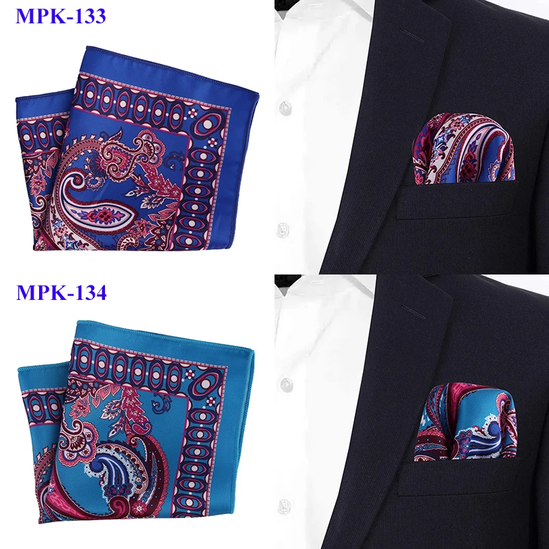 Портной Смит стиль Hankies Яркие Красочные Пейсли карманные квадратные винтажные Платки Шарфы мужские карманные модные аксессуары