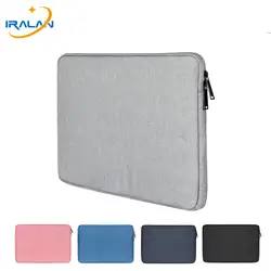 Новая сумка на молнии с водостойким рукавом для ноутбука Macbook Air 11 12 13 15 15,6 дюймов крышка retina Pro 13,3 "lenovo сумки для ноутбуков