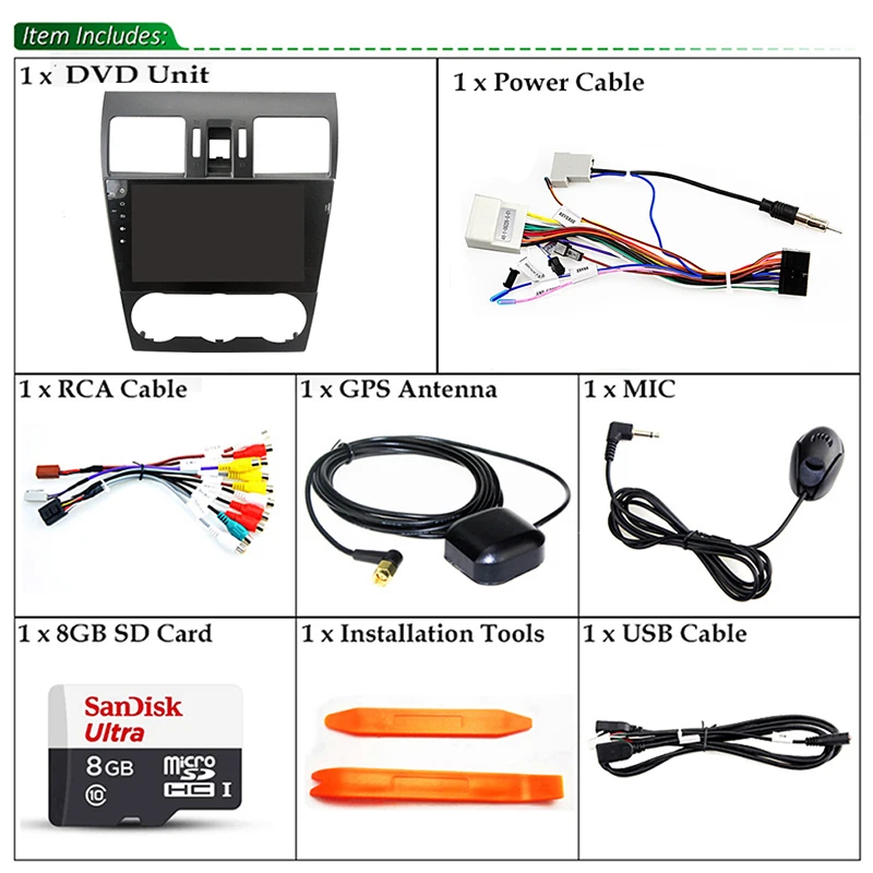 Best Blchc 2Din Octa Core Android 6.0 Car DVD Stereo for Subaru WRX 2014 2015 2016Auto Radio GPS Navigation Capacitive Screen 5