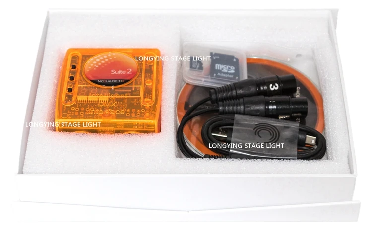 Sunlite Люкс 2 первый класс, USB-BOX с 1536 каналом, USB Sunlite DMX FC контроль, профессиональное освещение сцены контролер