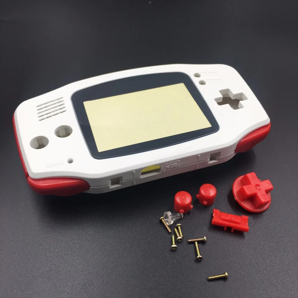 Белый экран для Nintendo Game Boy Advance GBA сменный корпус|housing shell|screen replacementnintendo replacement |