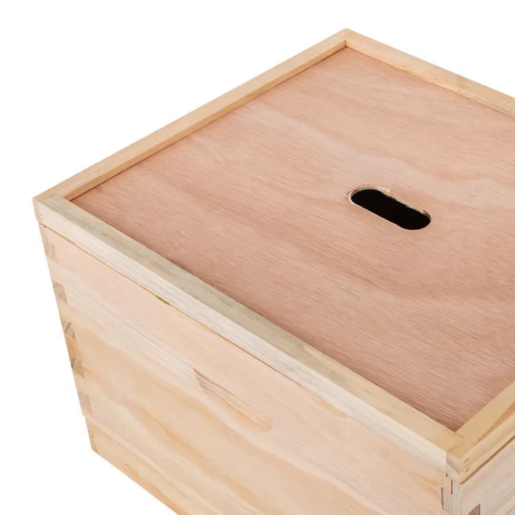 Top Quality Lang stroth Bee Hive 10 Frame 1 Deep Brood Box w/ Frames