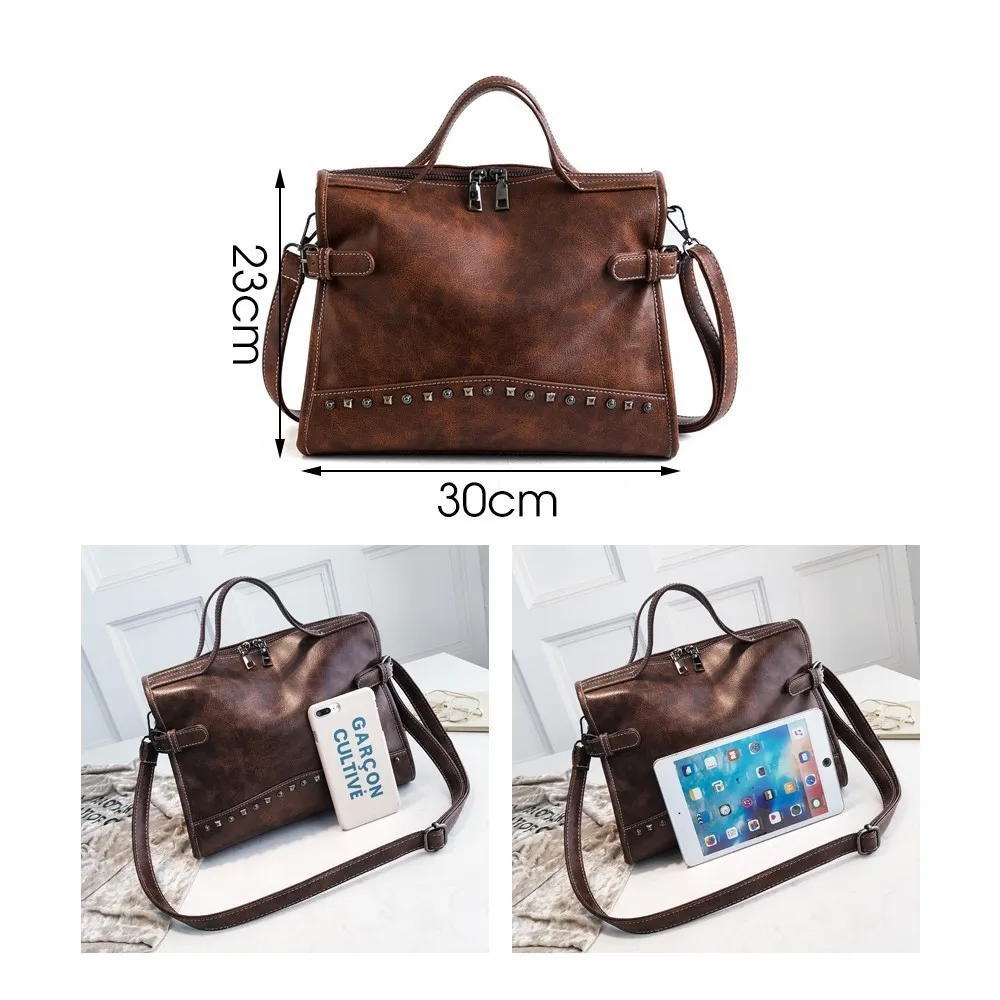 الأزياء برشام خمر الإناث حقيبة يد نوعية الجلود حقيبة ساعي سيدة حقيبة كتف أكبر أعلى-حقائب بيد السفر حقيبة الأزياء برشام خمر الإناث حقيبة يد نوعية الجلود حقيبة ساعي سيدة حقيبة كتف أكبر أعلى-حقائب بيد السفر حقيبة